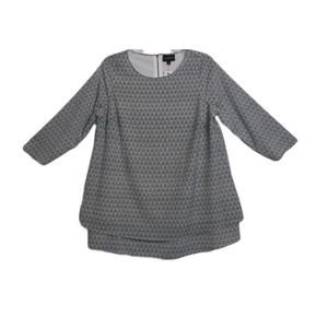 Lane Bryant Women's Two Layer Tunic Blouse